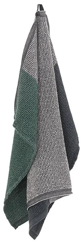Uterák Terva, čierno-sivo--zelený aspen, Rozmery  48x70 cm