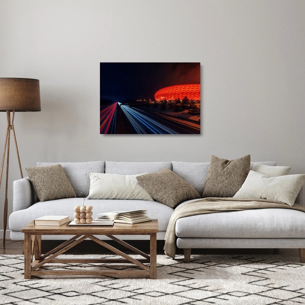 Sklenený obraz diaľnice (70x50 cm)