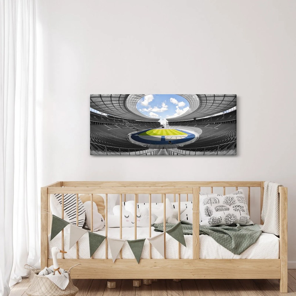 Obraz - futbalový štadión (120x50 cm)