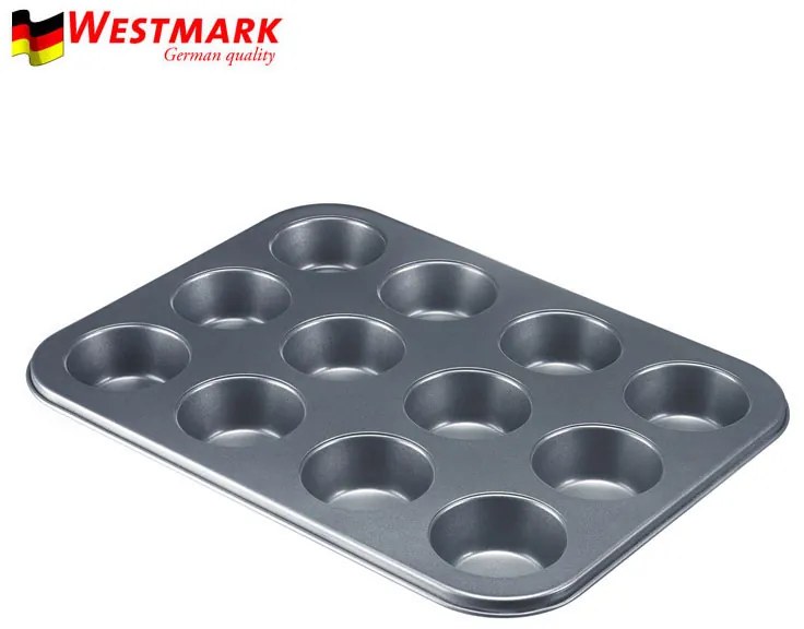 WESTMARK Forma na 12 muffinov, 34x26x3 cm (Forma na 12)
