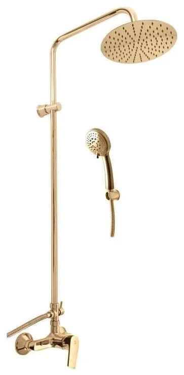 RAV Slezák CO182.5/7Z - Sprchový set s batériou COLORADO v lesklom zlatom prevedení