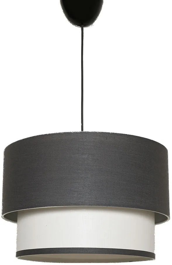Závesné svietidlo Tubol antracitové