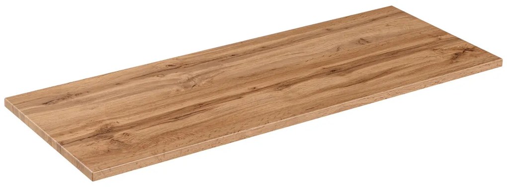 Závěsná skříňka pod umyvadlo Casad s deskou 120 cm černá/dub wotan
