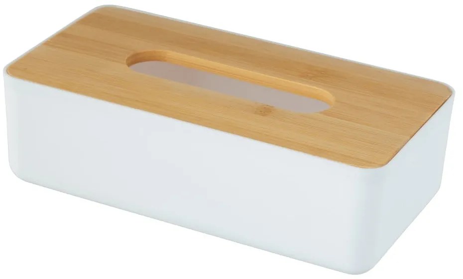 Plastovo-bambusový box na vreckovky Rotello - Wenko