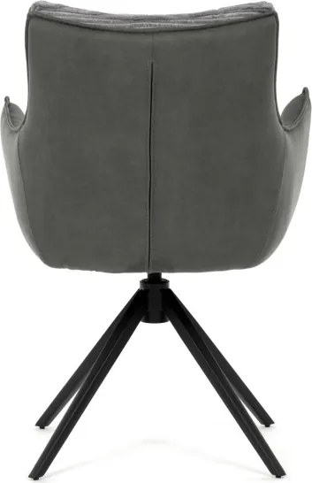 Jedálenská stolička sivá DCH-D1345 GREY2