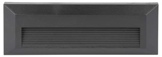 LED Vonkajšie schodiskové svietidlo LED/3W/230V IP65 3000K čierna