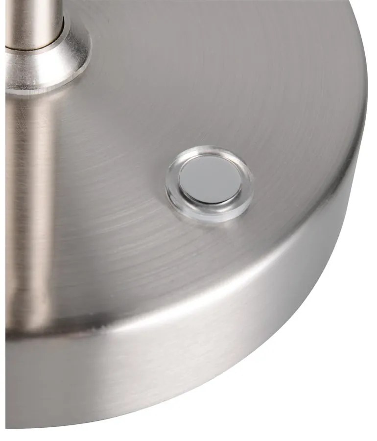 LED stolová lampa v striebornej farbe (výška 45 cm) Moreno – Trio