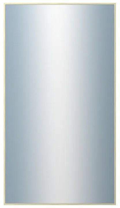 DANTIK - Zrkadlo v rámu, rozmer s rámom 50x90 cm z lišty Hliník zlatá lesklá (7001001)