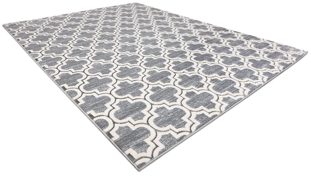 Koberec CORE W6764 Trellis, šedo / krémový