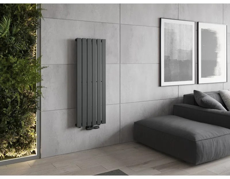 Mexen Boston, vykurovacie teleso 1200x452 mm, 611 W, antracitová, W213-1200-452-00-66