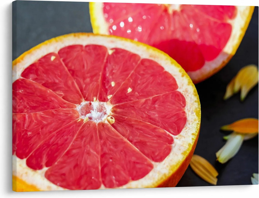 Obraz rozkrojených grapefruitov (70x50 cm)