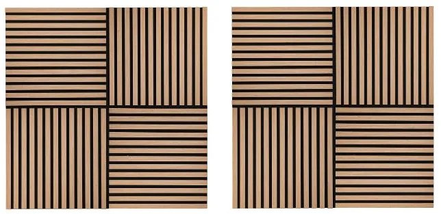 Livarno home Drevené panely, 8 kusov (800011171)