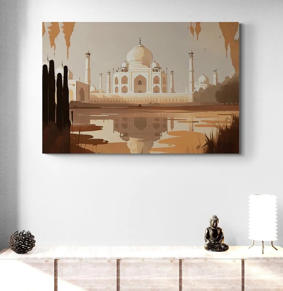 Obraz indický Taj Mahal Varianta: 120x80