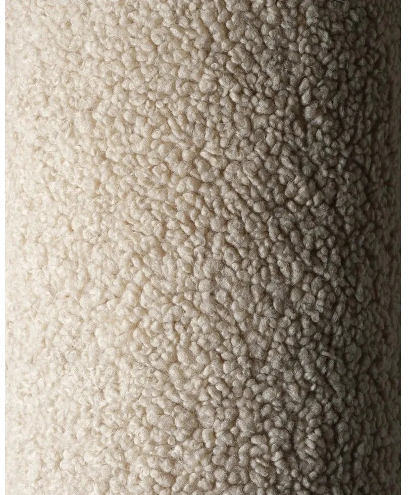 Svetlohnedý detský pohovkový vankúš z textílie buklé Bear – Wigiwama