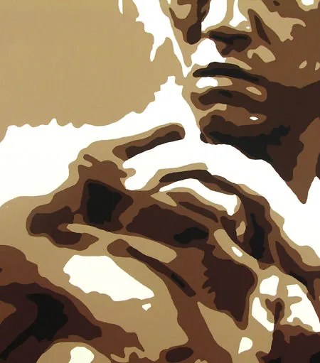 Ručne maľovaný POP Art obraz AL Bruce Lee | rôzne rozmery