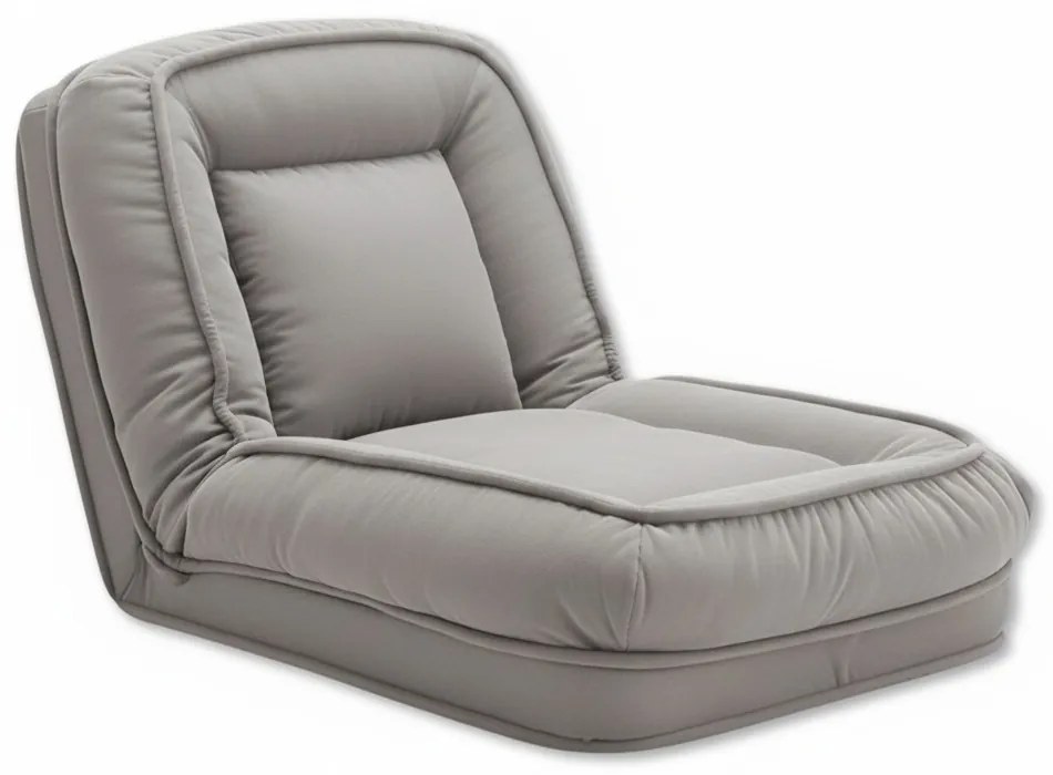 Relaxačné polohovacie kreslo LAZY SOFA, sivé