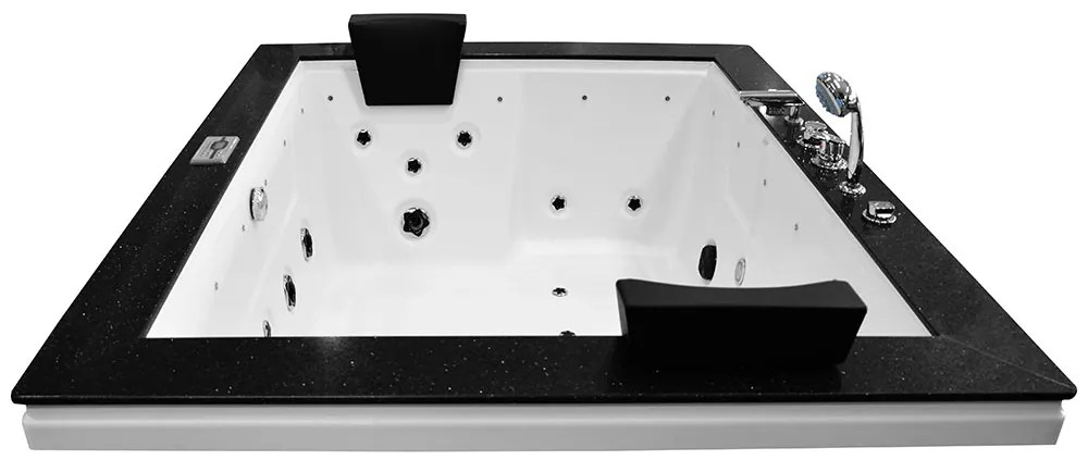 M-SPA - Kúpeľňová vaňa BEZ KRYTU SPA s hydromasážou 180 x 150 x 70 cm (MSPA1089)