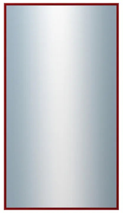 DANTIK - Zrkadlo v rámu, rozmer s rámom 50x90 cm z lišty Hliník vínová (7269209)