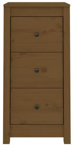 vidaXL Komoda medovo-hnedá 40x35x80 cm masívne borovicové drevo-