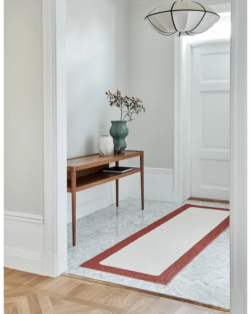 Vnútorný a vonkajší koberec v tehlovo-krémovej farbe 70x120 cm Ilda Brick – Pappelina