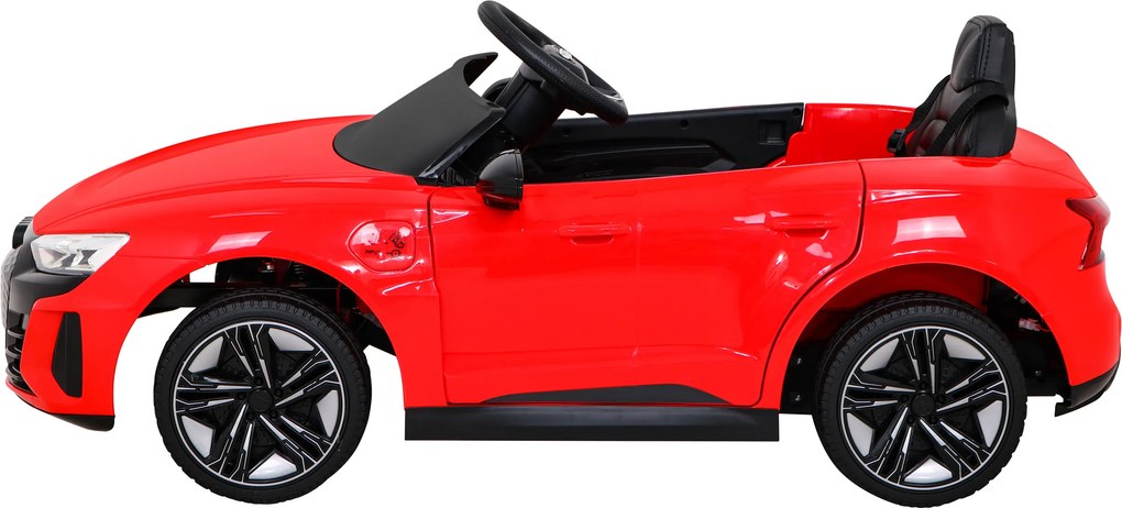 Ramiz Elektrické autíčko Audi RS E-Tron GT pre deti červené + diaľkové ovládanie + pohon 4x4 + rádio MP3 + LED + EVA