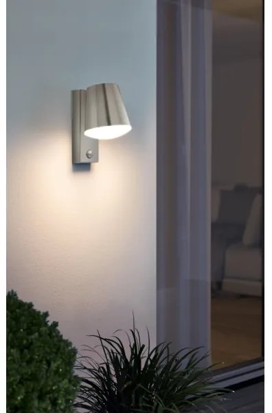 Eglo 97453 - Vonkajšie nástenné svietidlo so senzorom CALDIERO 1xE27/10W/230V