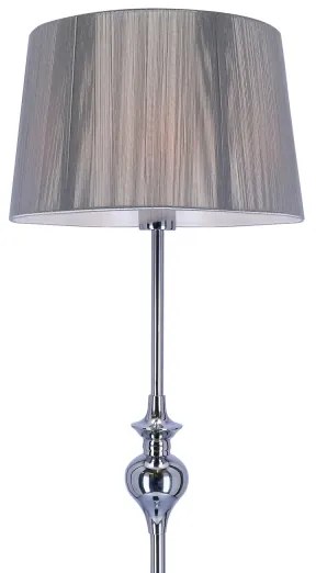 Stojacia lampa GILLENIA 1xE27/60W/230V strieborná