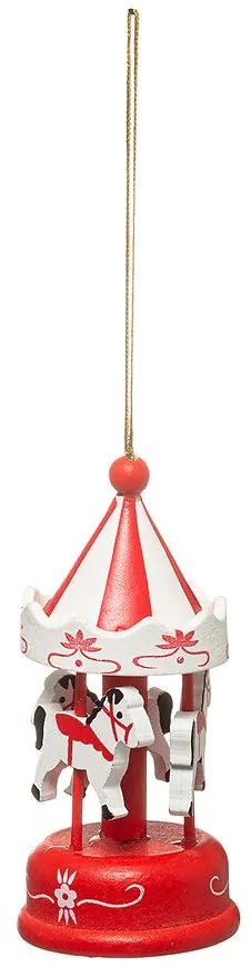 Ozdoba drevená kolotoč 175812