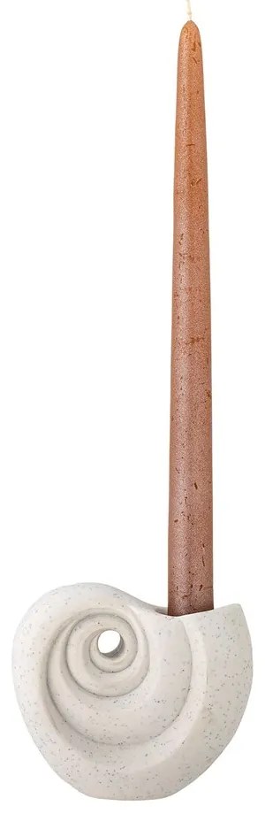 Bloomingville Svietnik LAYAN V. 10 cm, biely
