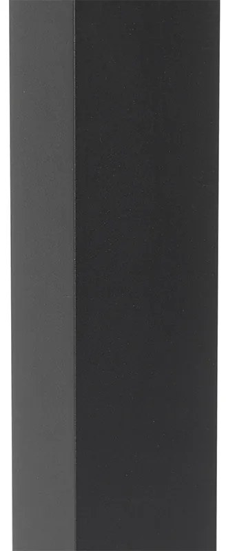 Sada 3 inteligentných vonkajších stojacích lámp čierna 65 cm IP44 Vrátane Zigbee GU10 - Baleno