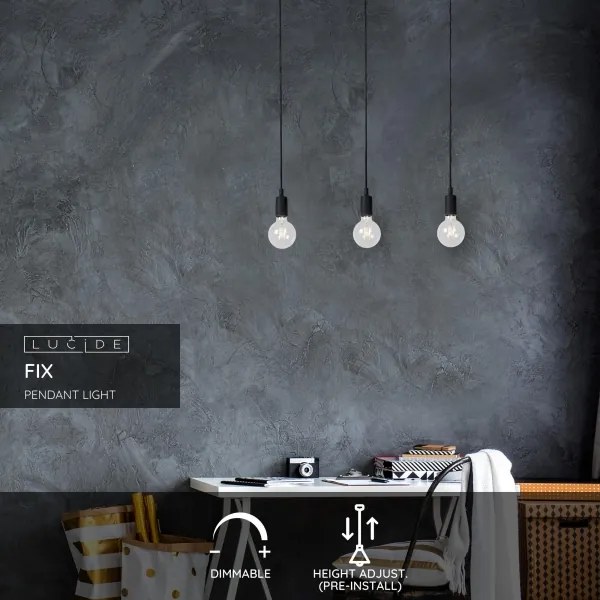Lucide 08408/03/30 - Luster na lanku FIX MULTIPLE 3xE27/60W/230V