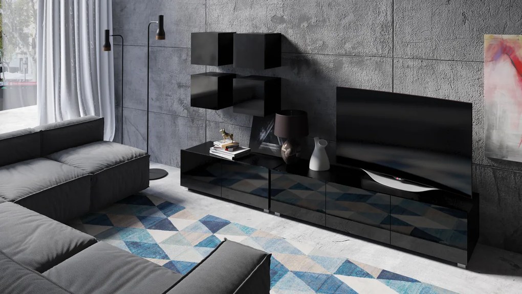 MEBLINE Moderná obývacia stena CALABRIA 12