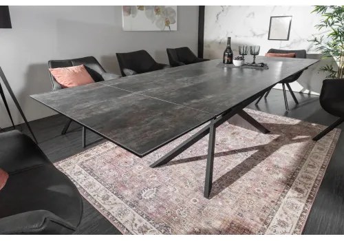 Rozkladací jedálenský stôl 40170 180/220/260 x 90cm Lava Look Ceramik  - Komfort-nábytok