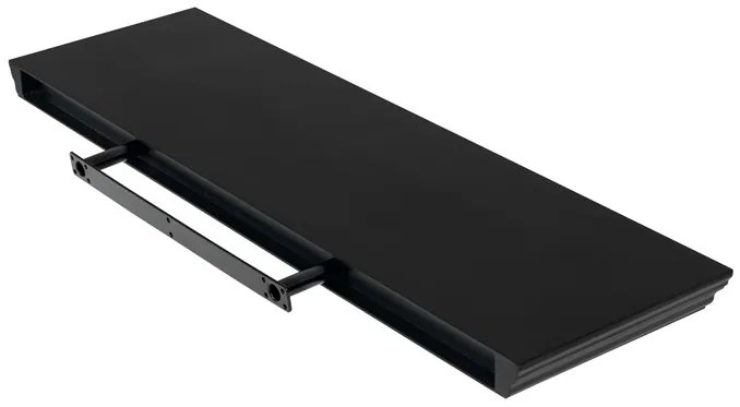 Autronic BONTEC Polička, mdf, čierna, P-025 BK Farba: Biela