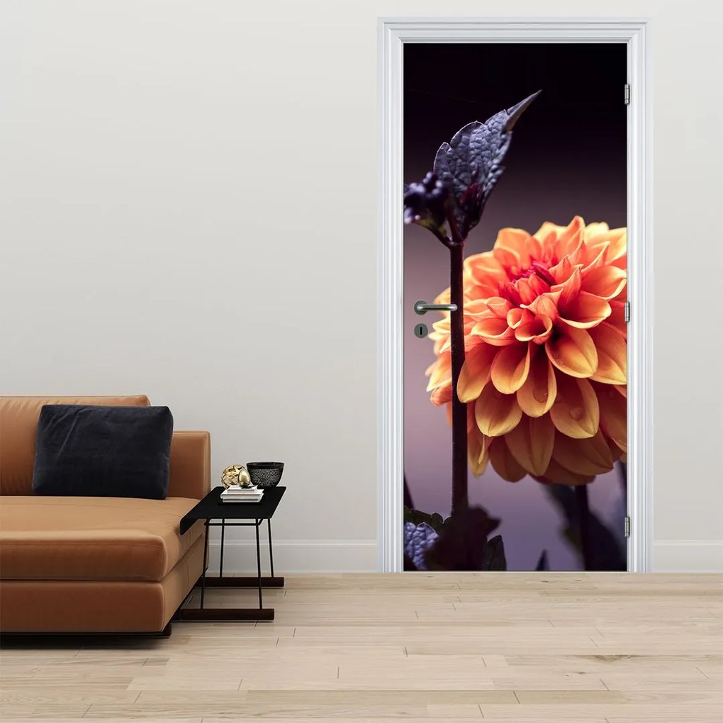 Fototapeta na dvere - Kvietok (95x205cm)