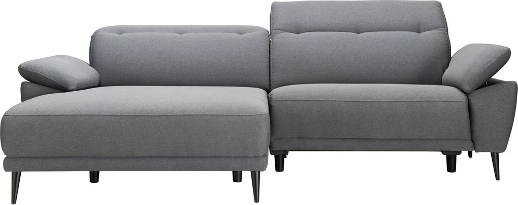XXXLutz ROHOVÁ SEDAČKA, textil, svetlosivá MID.YOU - Sedačky - 002424005002