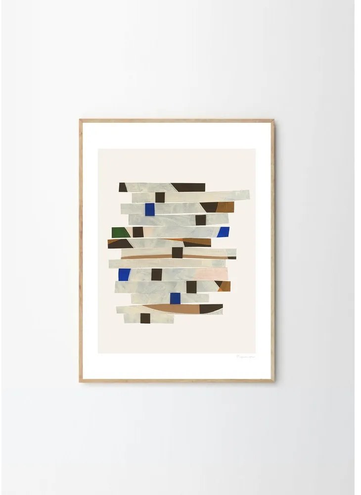 Plagát 50x70 cm Cut up Stripes – Berit Mogensen Lopez – The Poster Club