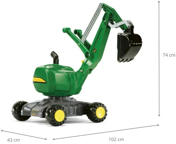 Detský bager Rolly-Digger John Deere 421022