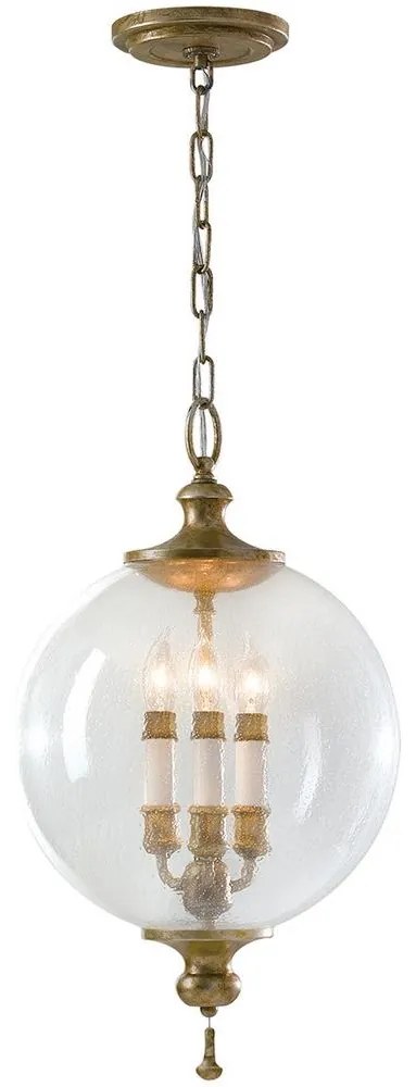 Elstead FE-ARGENTO-P - Luster na reťazi ARGENTO 3xE14/60W/230V