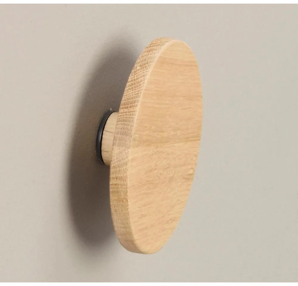 Nástenný háčik z dubového dreva v prírodnej farbe Milford – Rowico