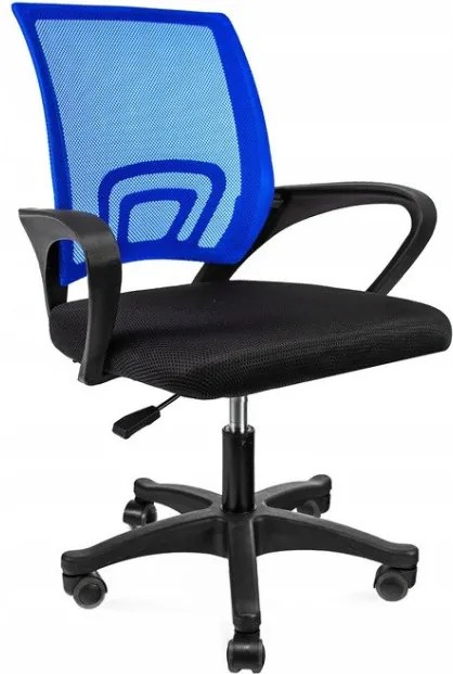 Kancelárska stolička SMART modrá / čierna
