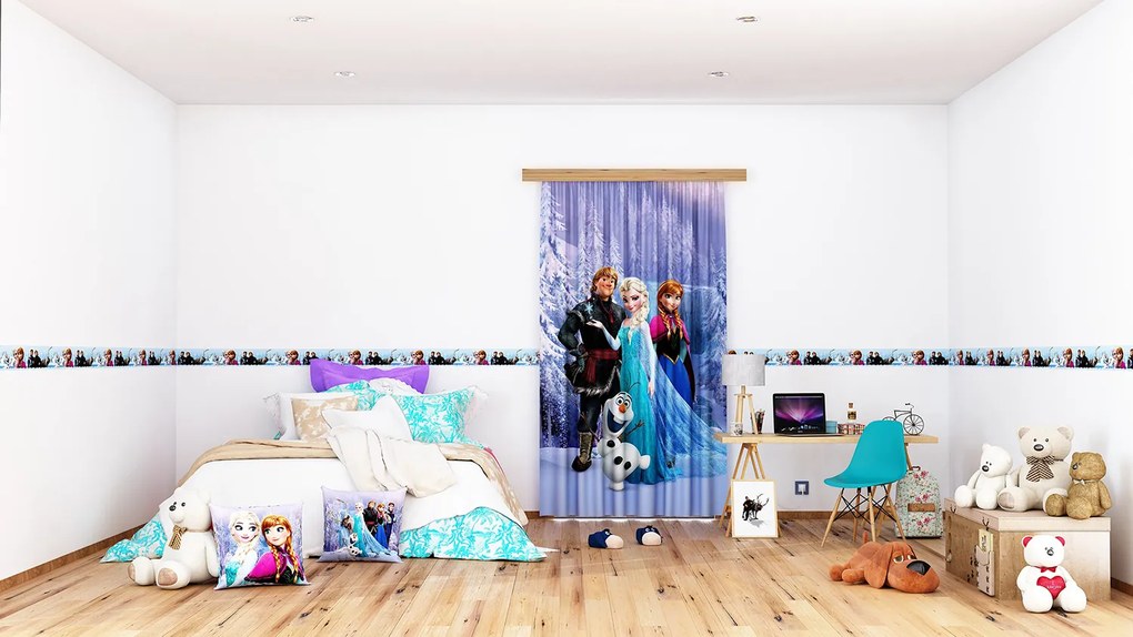 Detský vankúšik DISNEY ĽADOVEJ KRÁĽOVSTVO FROZEN 40x40 cm