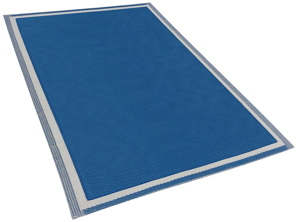 Vonkajší koberec 120 x 180 cm modrý ETAWAH Beliani