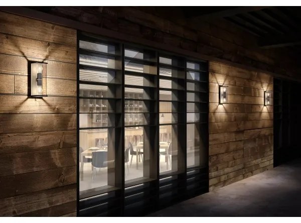 Lucide 27883/02/30 - Vonkajšie nástenné svietidlo CLAIRE 2xE27/15W/230V