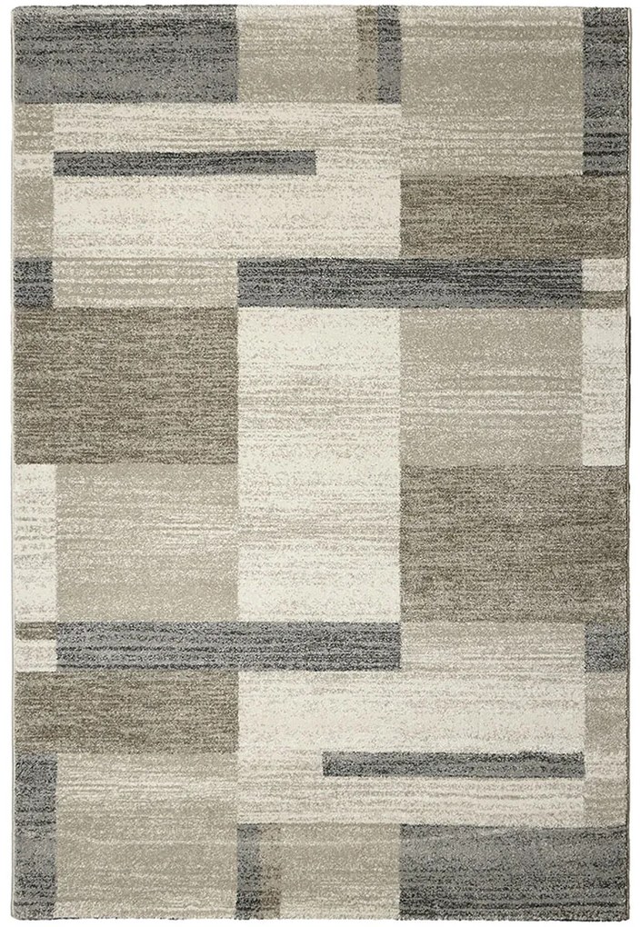 Koberce Breno Kusový koberec FEELING 501/beige-silver, viacfarebná,120 x 170 cm