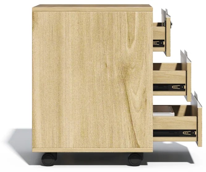 Kancelársky set pre 4 osoby Houseland Profit Max 02 2814 dub/biela