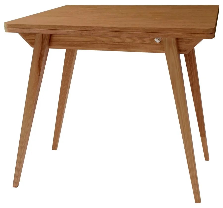 Rozkladací jedálenský stôl s doskou v dekore jaseňového dreva 65x90 cm Envelope – Ragaba