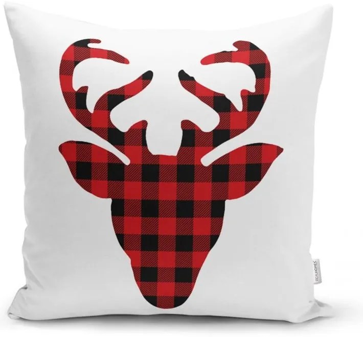 Súprava 4 vianočných obliečok na vankúš a behúň na stôl Minimalist Cushion Covers Snowflake