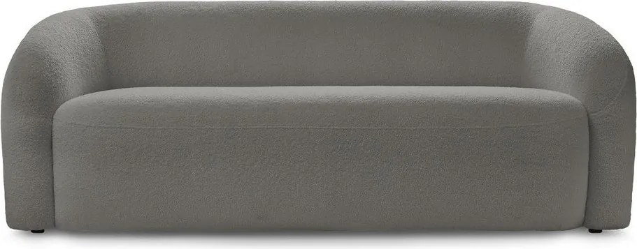 Sivá pohovka z textílie buklé 193 cm Elina – Bobochic Paris