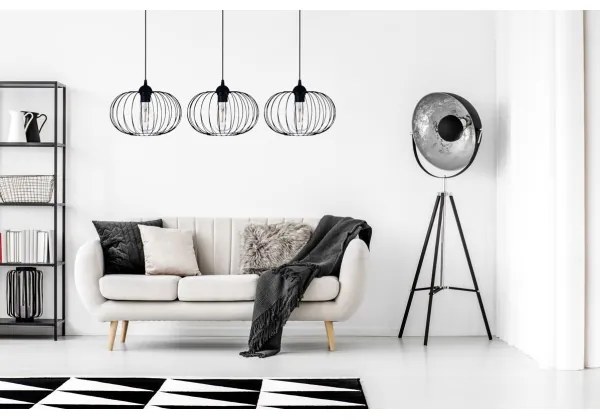 Luster na lanku BOCCA 3xE27/60W/230V
